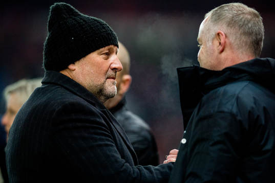 Ivar Koteng, chairman of Rosenborg, and Rini Coolen, head