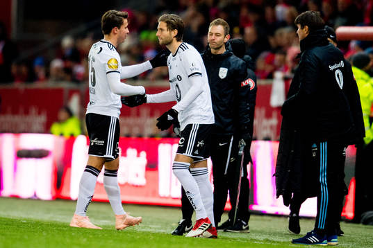 Marius Lundemo of Rosenborg comes