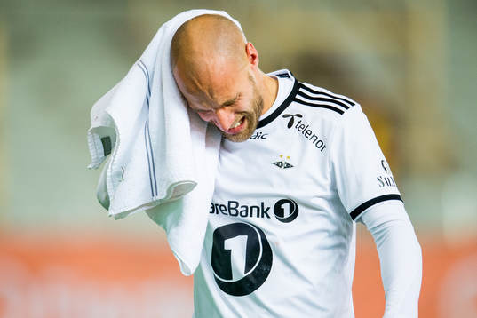 Tore Reginiussen of Rosenborg with a head injury