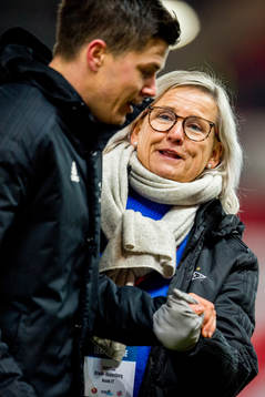 Tove Moe Dyrhaug, managing director at Rosenborg, and Pål