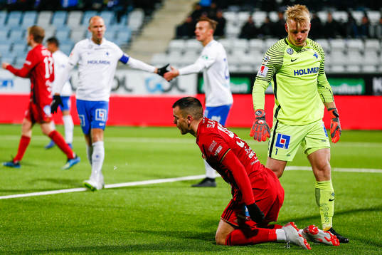 Östersunds Dino Islamovic deppar