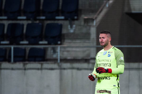 Norrbys målvakt Mergim Krasniqi