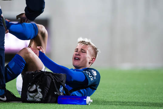 Norrbys Pontus Almqvist har ont