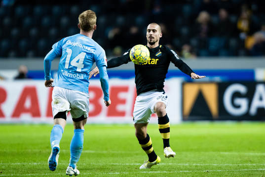 s Panos Dimitriadis och Malmö FFs Anders Christiansen
