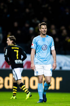 Malmö FFs Markus Rosenberg deppar