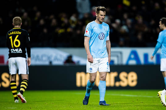 Malmö FFs Markus Rosenberg deppar
