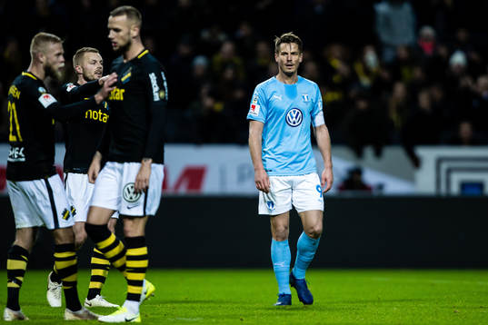 Malmö FFs Markus Rosenberg deppar