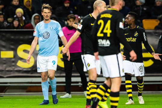 Malmö FFs Markus Rosenberg reagerar