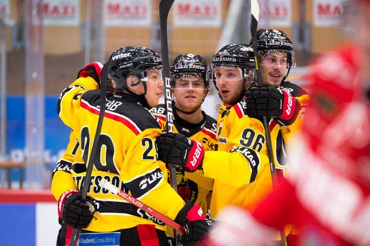 Luleås Erik Gustafsson, Jesper Sellgren och Robin Kovacs