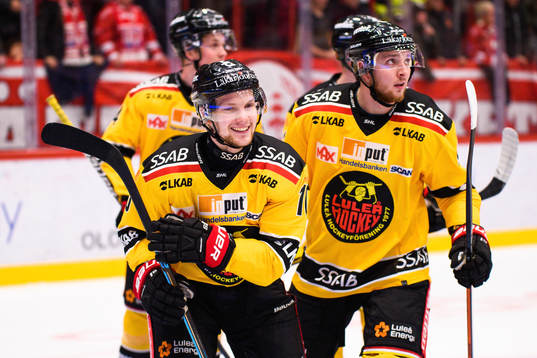 Luleås Einar Emanuelsson jublar