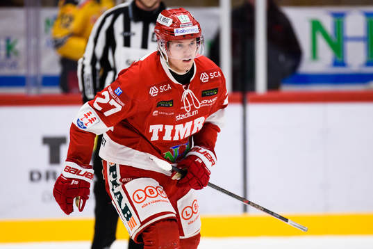 Timrås Johannes Kinnvall jublar