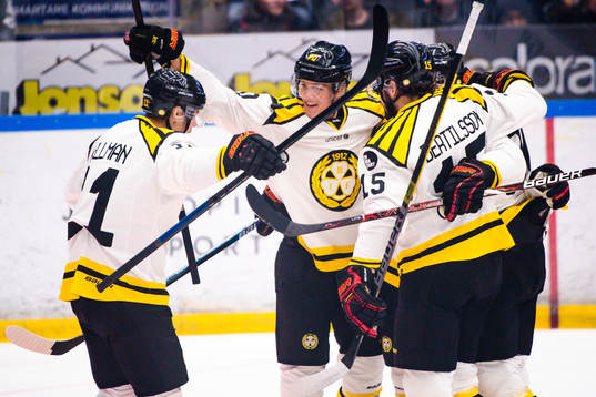 Brynäs Jesper Boqvist jublar