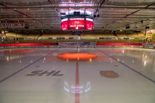 Jalas Arena innan ishockeymatchen i SHL mellan Mora och