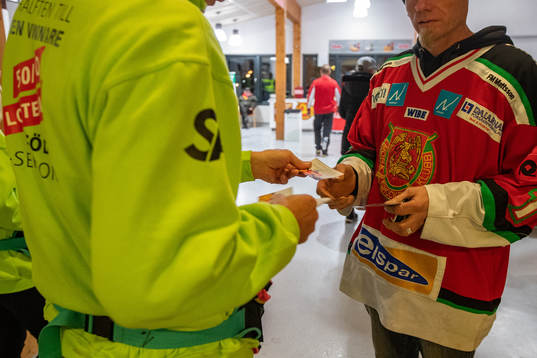 Försäljning av 50 50 lotter