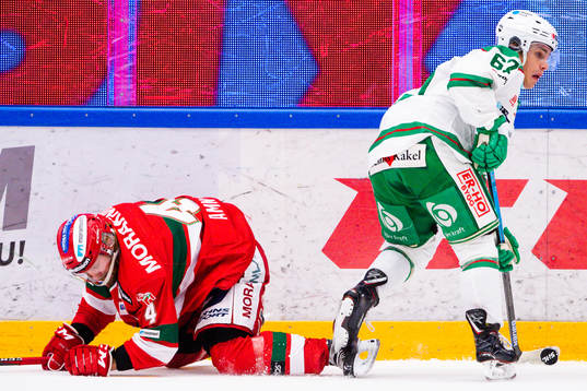 Moras Viktor Amnér och Rögles Leon Bristedt