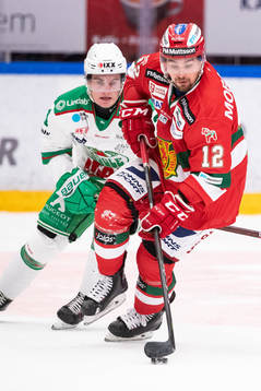 Moras Kevin Gagné och Rögles Mattias Sjögren