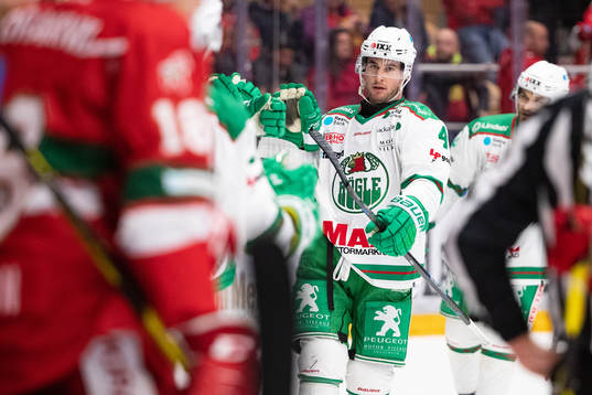 Rögles Kodie Curran jublar