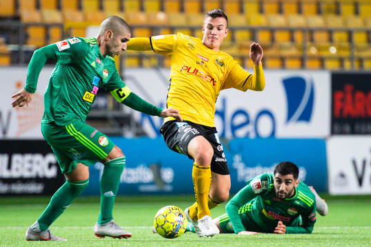 Dalkurds Rawez Lawan och Elfsborgs Simon Olsson