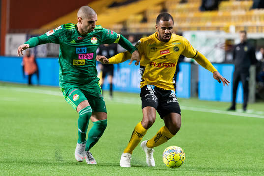 Elfsborgs Alex Dyer och Dalkurds Rawez Lawan