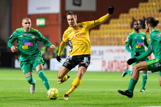 Elfsborgs Viktor Prodell och Dalkurds Rawez Lawan