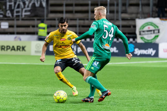Elfsborgs Rami Kaib och Dalkurds Simon Strand