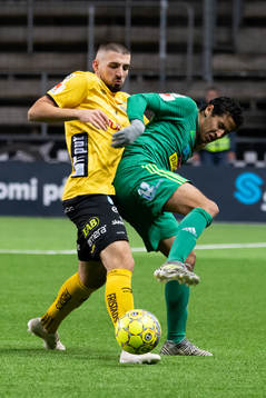Elfsborgs Ibrahim Dresevic och Dalkurds Ahmad Awad
