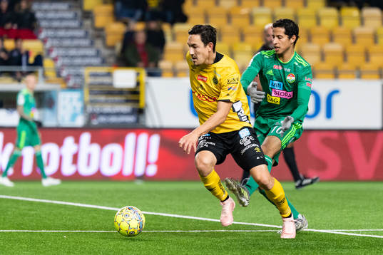 Elfsborgs Stefan Ishizaki och Dalkurds Ahmad Awad