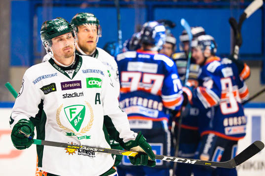 Frölundas Simon Hjalmarsson deppar