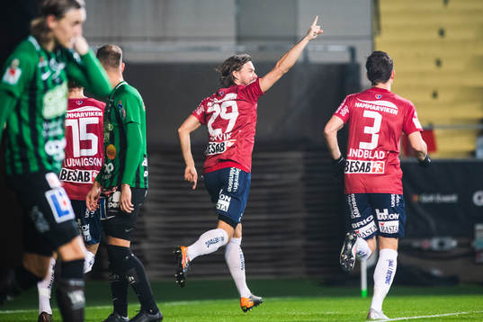 Örgrytes Danny Ervik jublar