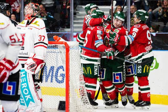 Frölundas Ponthus Westerholm jublar
