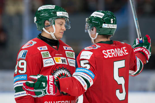 Frölundas Rhett Rakhshani och Chay Genoway