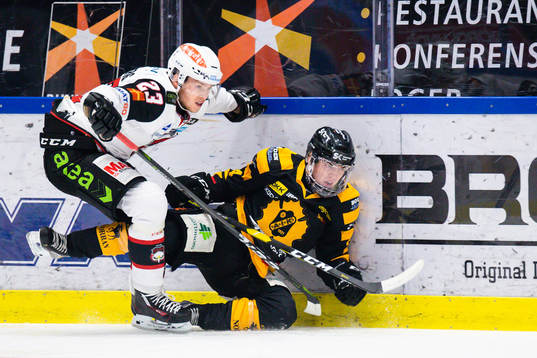 Malmö Redhawks Christoffer Forsberg och Skellefteås
