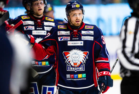 Linköpings Johan Södergran jublar