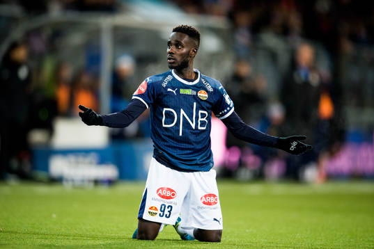 Tokmac Chol Nguen of Strømsgodset reacts