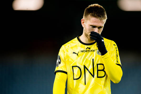Marius Amundsen of Lillestrøm looks dejected
