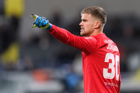 Sirius målvakt Lukas Jonsson