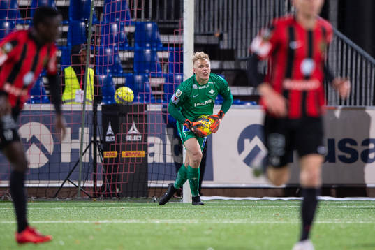 Norrköpings målvakt Isak Pettersson