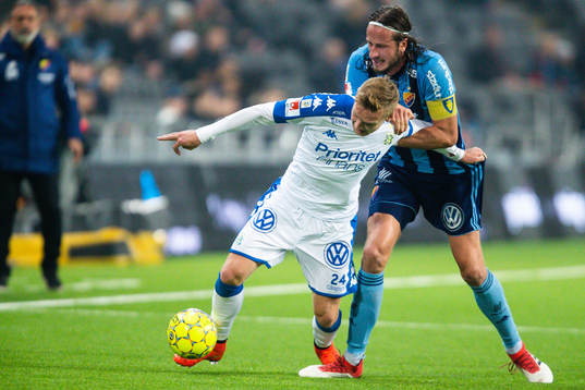 IFK Göteborgs Sebastian Ohlsson och Djurgårdens Jonas