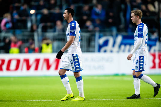 IFK Göteborgs Fredrik Oldrup Jensen och Victor Wernersson