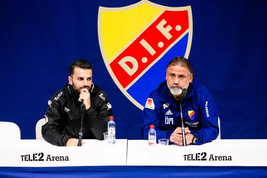 IFK Göteborgs tränare Poya Asbaghi och Djurgårdens