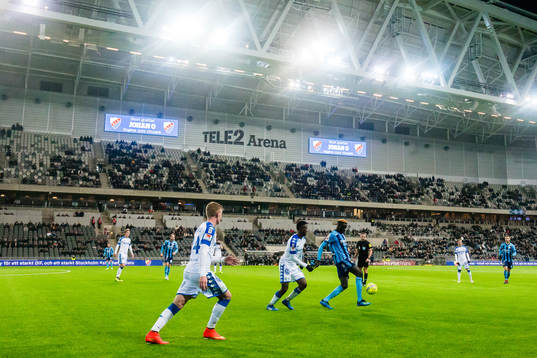 Vy över Tele2 Arena