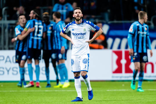IFK Göteborgs Emil Salomonsson deppar