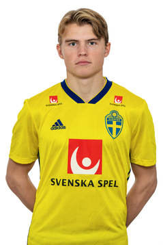 Albin Näslund i Sveriges P19-landslag i futsal