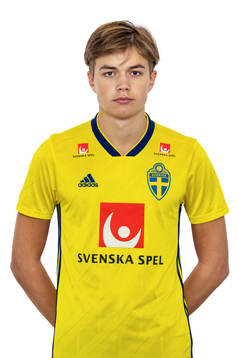Alex Åman i Sveriges P19-landslag i futsal