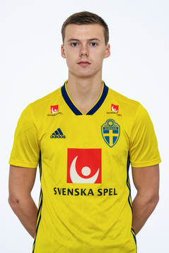 Melvin Andersson i Sveriges P19-landslag i futsal