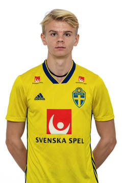 Viktor Söderstrand i Sveriges P19-landslag i futsal