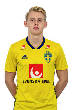 Isak Larsve i Sveriges P19-landslag i futsal