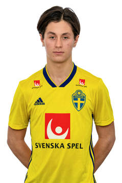 Elliott Sköld i Sveriges P19-landslag i futsal