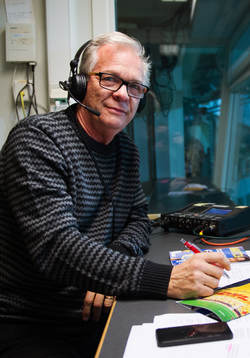 Christer Jonasson, Sveriges Radio, innan fotbollsmatchen i