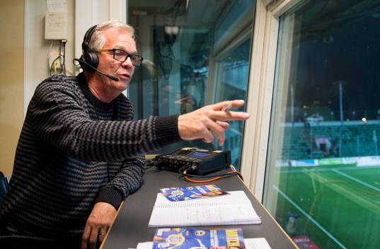 Christer Jonasson, Sveriges Radio, innan fotbollsmatchen i